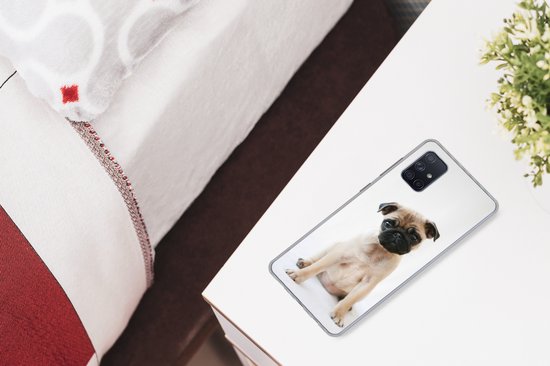 Coque Samsung Galaxy A71 - Chien - Animaux domestiques - Portrait - Siliconen - Sinterklaas - Noël - Cadeaux - Cadeaux chaussures