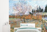 Papier peint - Papier peint photo Pêcher en fleurs - Vincent van Gogh - Largeur 275 cm x hauteur 220 cm