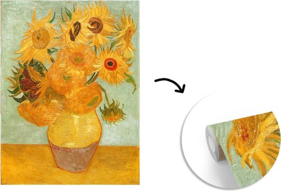 Papier peint - Papiers Papier peint photo Tournesols - Vincent van Gogh - Largeur 195 cm x hauteur 240 cm