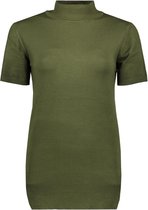 NED T-shirt Mayra 1 2 Ss 21w1 U106 01 Army 211 Dames Maat - L