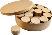 Cardboard box round (1 van 29 stuks) Ø6x3cm