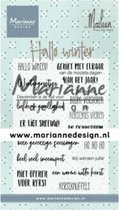 Marianne Design • Clear stamps hallo winter by Marleen