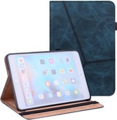 Apple iPad Mini 6 Hoes Tri-Fold Portemonnee Book Case Blauw