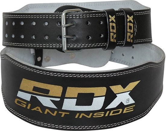 RDX Sports Gym Lederen Gewichtenhef Riem