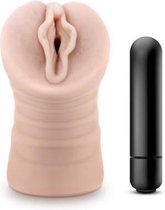 M for Men - Ashley Masturbator Met Bullet Vibrator- Vagina - Sextoys - Vibrators - Toys voor heren - Kunstvagina