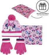 Disney Winterset Minnie Mouse Meisjes Acryl Roze 3-delig One-size