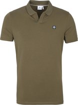 Blue Industry - Polo Stretch Groen - L - Modern-fit