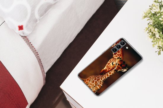 Coque Samsung Galaxy S21 Plus - Girafe - Veau - Portrait - Siliconen