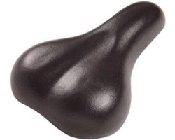 Abi Kinderzadel 12-16 inch - zwart - comfortabel - met strop - unisex