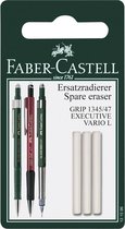 Gomme de rechange Faber Castell GRIP 1345/1347 3 pièces sous blister