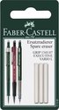 Faber-Castell reservegum - voor vulpotlood GRIP 1345/1347 - 3 stuks op blister - FC-131596