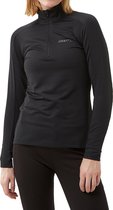 Craft Core Gain Skipully - Korte Rits - Midlayer - Wintersport -  Zwart Dames - Maat M