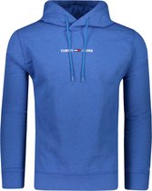 Tommy Hilfiger Sweater Blauw Normaal - Maat L - Heren - Herfst/Winter Collectie - Katoen;Polyester