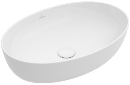 Villeroy & Boch Artis opzetwastafel ovaal 61x41cm zonder overloop ...