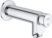 Robinet mural refermable, chrome