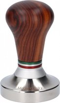 Asso Coffee Tamper Flag Rosewood - Flat Base - 58mm - Made in Italy