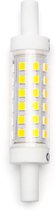 LED Lamp - Igory Trunka - R7S Fitting - 5W - Helder/Koud Wit 6500K - Glas
