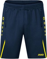 Jako Challenge Trainingsshort - Marine / Fluogeel