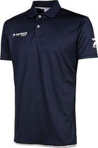 Patrick Pat Polo Heren - Marine / Grijs | Maat: S