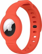 Band - Oranje - Geschikt Voor AirTag Horlogeband - Armband - Polsband