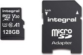Integral INSDX128G-100V30 128GB SD CARD SDXC UHS-1 U3 CL10 V30 UP TO 100MBS READ 45MBS WRITE mémoire flash 128 Go UHS-I