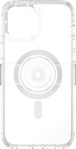 PopSockets PopCase met een magnetische ring - Telefoonhoesje met Telefoonbutton [telefoon accessoires] compatibel met Apple iPhone 12 Pro Max - Clear