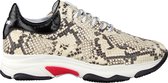 Hip H1748 Lage sneakers - Leren Sneaker - Meisjes - Beige - Maat 38