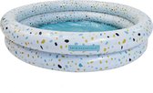 Swim Essentials Opblaasbaar Zwembad - Baby & Kinder Zwembad - Wit Terrazzo - Ø 100 cm