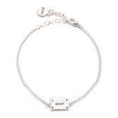 DKNY Damen-Armband Messing Glasstein One Size Zilver 32018032