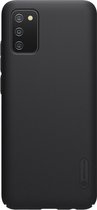 Nillkin - Telefoonhoesje geschikt voor Samsung Galaxy A03s - Super Frosted Shield - Back Cover - Zwart