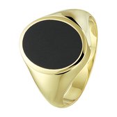 Zegelring Massief Onyx 2.92ct