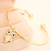 Bangle uil - Goud