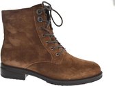 Hartjes Mannen Suède  Enkellaarsjes / Laarzen / Damesschoenen 130372 - Cognac - Maat 39