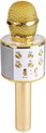 Karaoke Microfoon met Bluetooth en Echo Effect - Speaker - MP3 - Goud