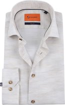 Suitable - Overhemd WS Beige - 40 - Heren - Slim-fit