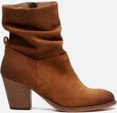 Ann Rocks Enkellaarsjes cognac - Maat 40