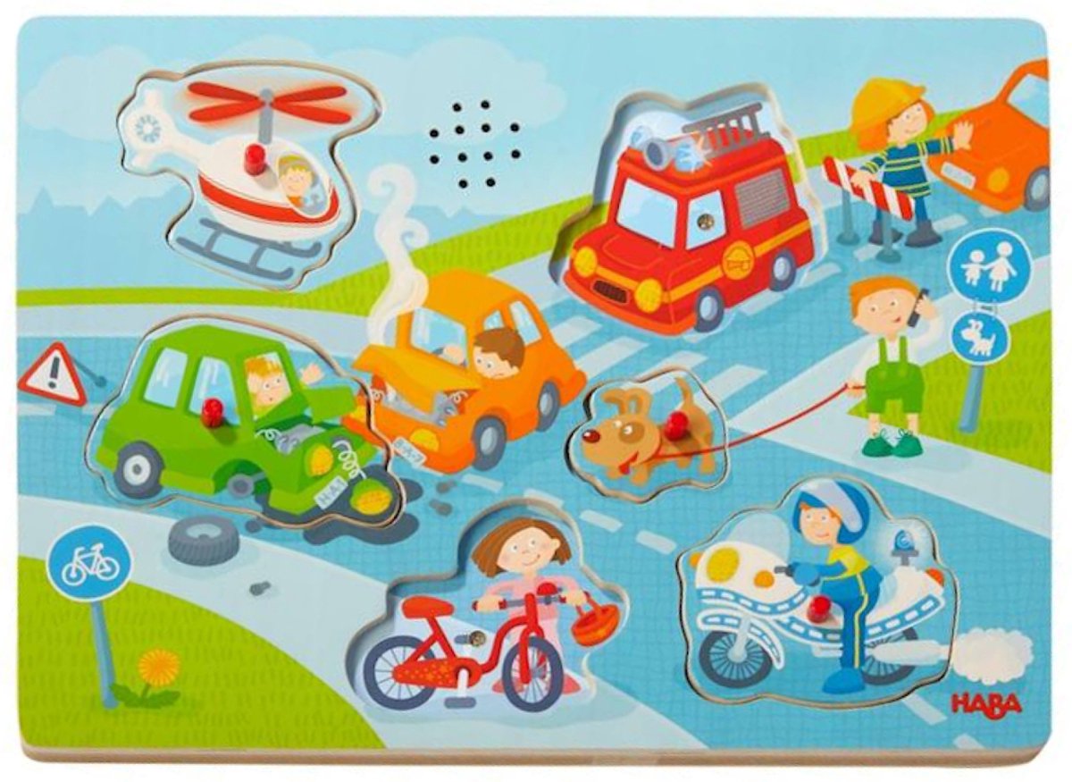 Achetez Haba HABA Puzzle sonore En ville chez  pour 29.99 EUR. EAN:  4010168229966