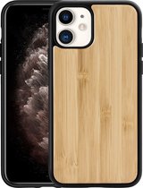 iPhone 11 Hoesje Hout - Echt Houten Telefoonhoesje voor iPhone 11 - Wooden Case iPhone 11 - Mobiq iPhone 11 Hoesje Echt Hout bamboe