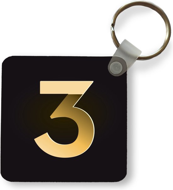Sleutelhanger - 3 gouden elementen - Plastic bol.com