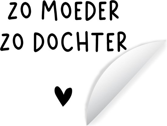 Proverbes Telle Mere Telle Fille Citations Maman Fond D Ecran Fille Sticker Bol Com