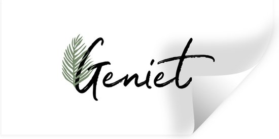 Stickers muraux - Enjoy - Citations - Proverbes - 120x60 cm - Film adhésif