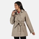 Regatta Garbo Waterdichte Lange Jas Met Afneembare Capuchon - Vrouwen - Beige