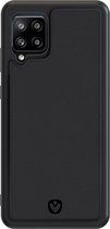 Valenta - Samsung Galaxy A42 5G Hoesje - Back Case Snap Luxe Leather Zwart