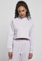Urban Classics Crop Sweater/Trui -XL- Oversized High Neck Crew Paars