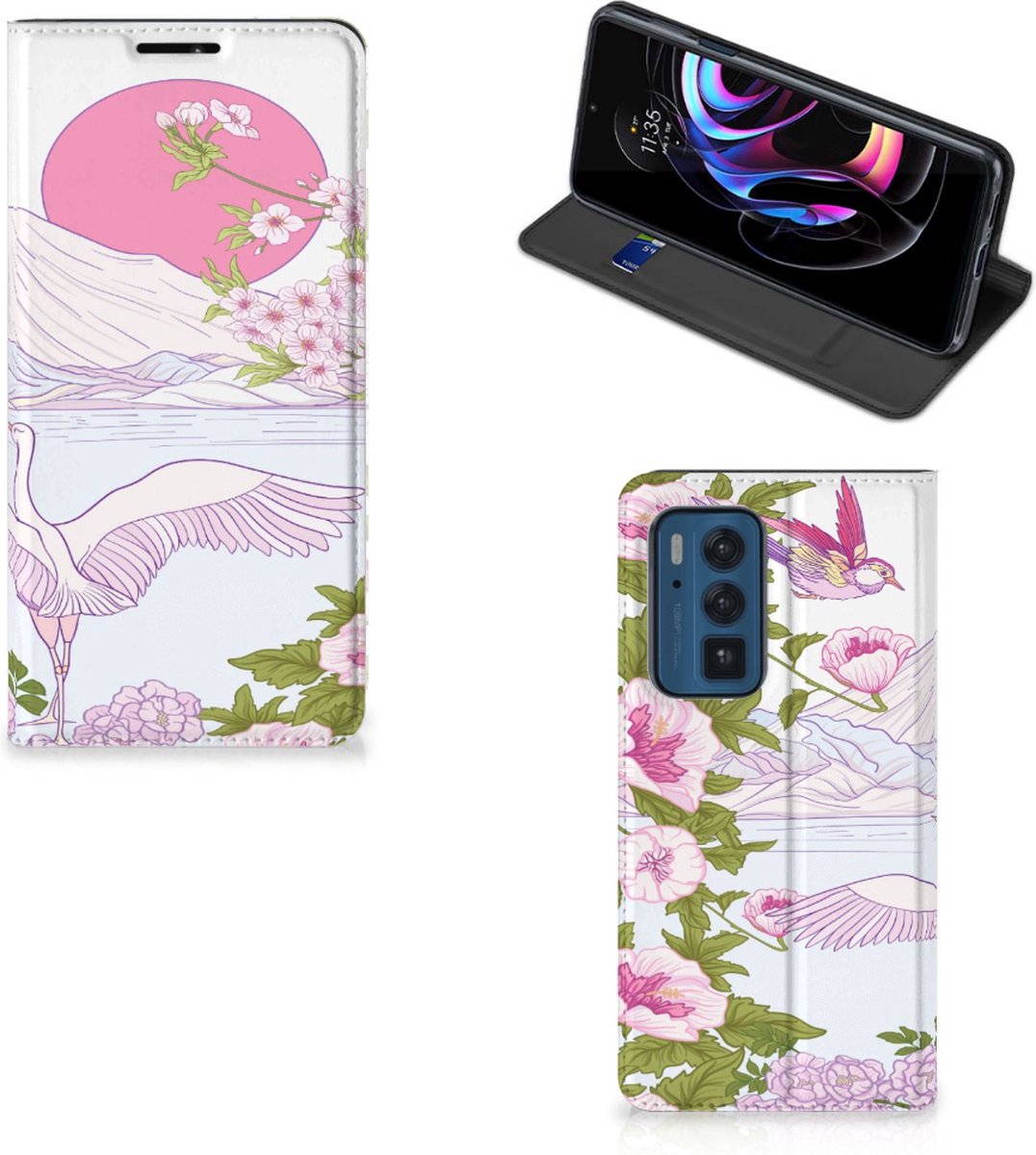 Motorola Edge 20 Pro Hoesje maken Bird Standing