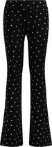 WE Fashion Meisjes flared legging met glitter dessin