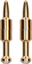 Magnetic Nipple Clamps - Diamond Pin - Gold