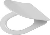 Tiger Carter - WC bril D-vorm - Toiletbril met deksel - Softclose - Easy clean functie - Duroplast Wit