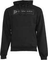 Donnay sweater met capuchon Jess - Sporttrui - Junior - Black (020) - maat 128