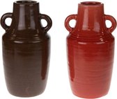 - vase terra cotta 14.5x14x27cm 1pc mix box a / 2 - brown/orange - 145x14x271